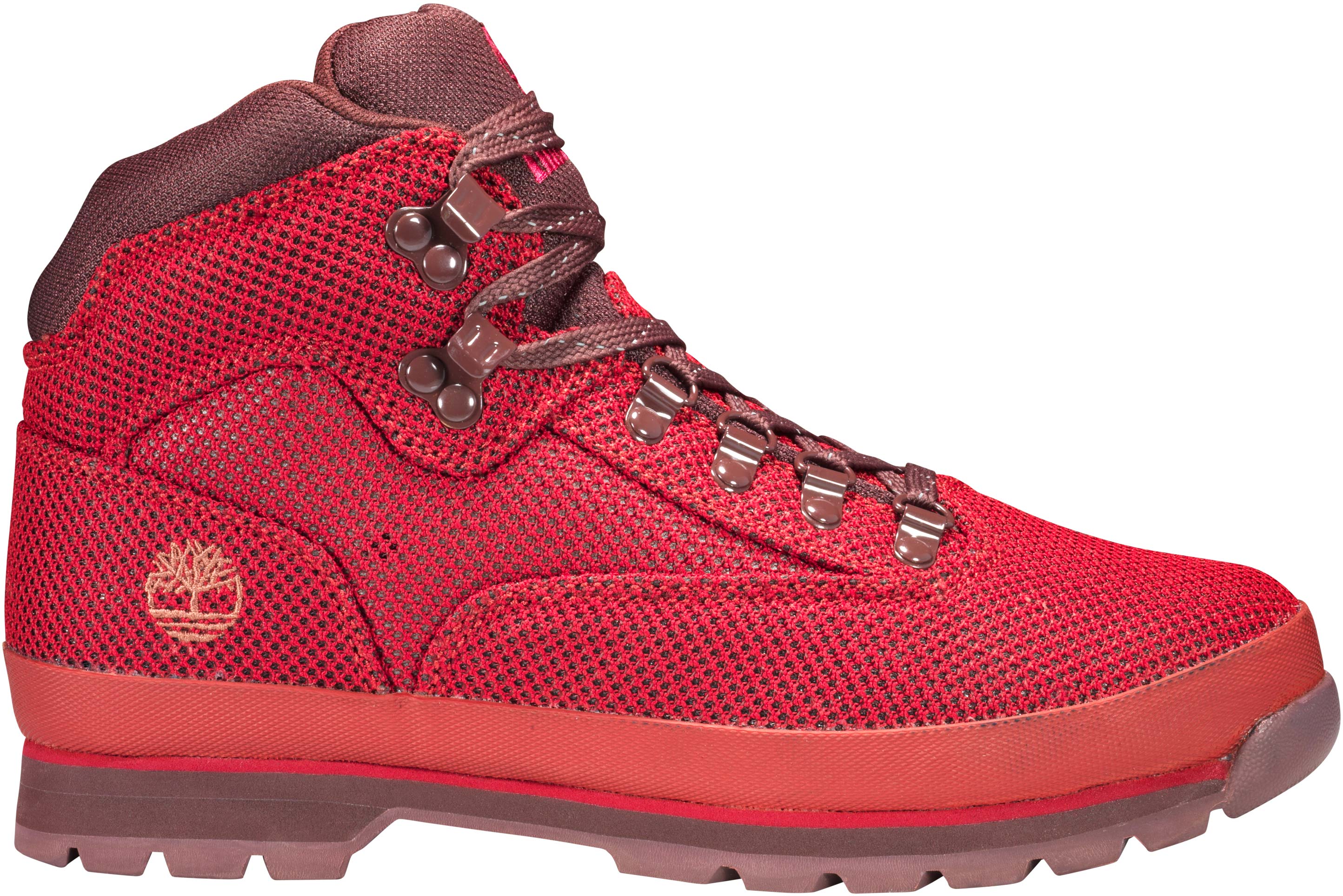 red euro hiker timberlands